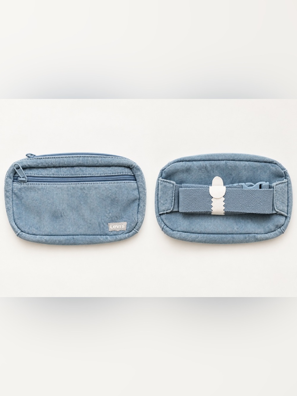 Levi's Blue Denim Utility Pouch - Hands-Free Organizer